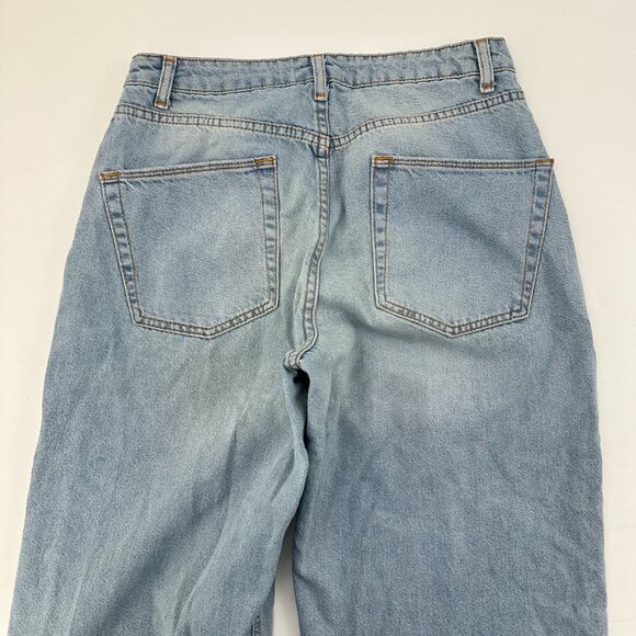 ASOS Relaxed Straight Women's size 30 Medium Wash Blue Denim Jeans - Picture 5 of 5